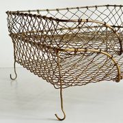 Bannettes empilables fil de laiton vintage