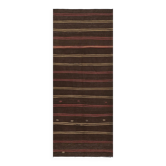 Vintage Turkish kilim, handwoven, 160x380 cm.