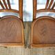 Ensemble de 4 chaises de bistrot vintage dépareillées