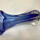 Vase corolle bleu Murano