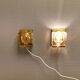 Pair of maritime wall lamps made by Danish Vitrika in the 1960s