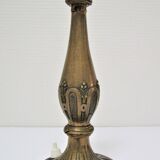 Patinated bronze lamp neo classic vintage style