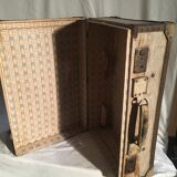 Vintage wood and cardboard case