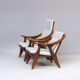 Fauteuil ‘the Knot’ model, ‘he’ and ‘she’ for de Ster Gelderland 1960