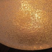 Italian domed ceiling or wall light in frosted Mazzega Murano glass, 1960s
