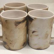 Lot of 4 cups from the Palissy gallery in Vallauris