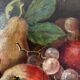 Antique oil painting on canvas "Still Life with Fruit" signed O. Leblond 1922