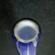Soliflore vase in blue white glass of murano superb decoration