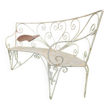 Antique Banquette Fer Forgé XIXeme / XXeme (2)