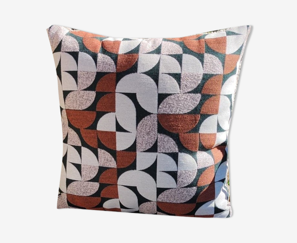 Coussin Jacquard années 60