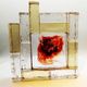 1950s rare large ashtray / sculpture in hand-blown artistic Murano glass attributed to Toni Zuccheri.