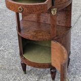 Chevet Demi Lune ancien style Louis XVI, meuble d'appoint