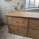 1950s pine workshop furniture 175cm