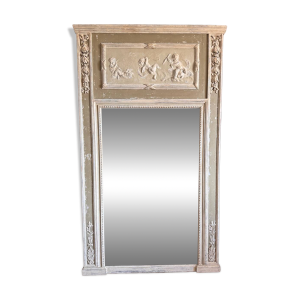 Grand miroir trumeau de château