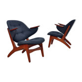 Fauteuils modèle 33 de Carl Edward Matthes, des années 1950