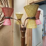Vintage floor lamp with diabolos, 50s