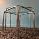Pair of nesting tables or end of Space age sofa from the 80s