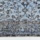 Turkish Rug All-Over Floral Pattern Light Blue Vintage Rug, 157x255Cm