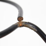 Tripod plant metal black, folding door