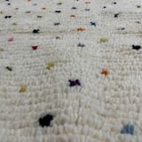 Beni Ouarain Berber Rug • Small colored dot pattern