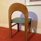 Set of 4 Arcadia dining chairs by Caraceni for Tagliabue.