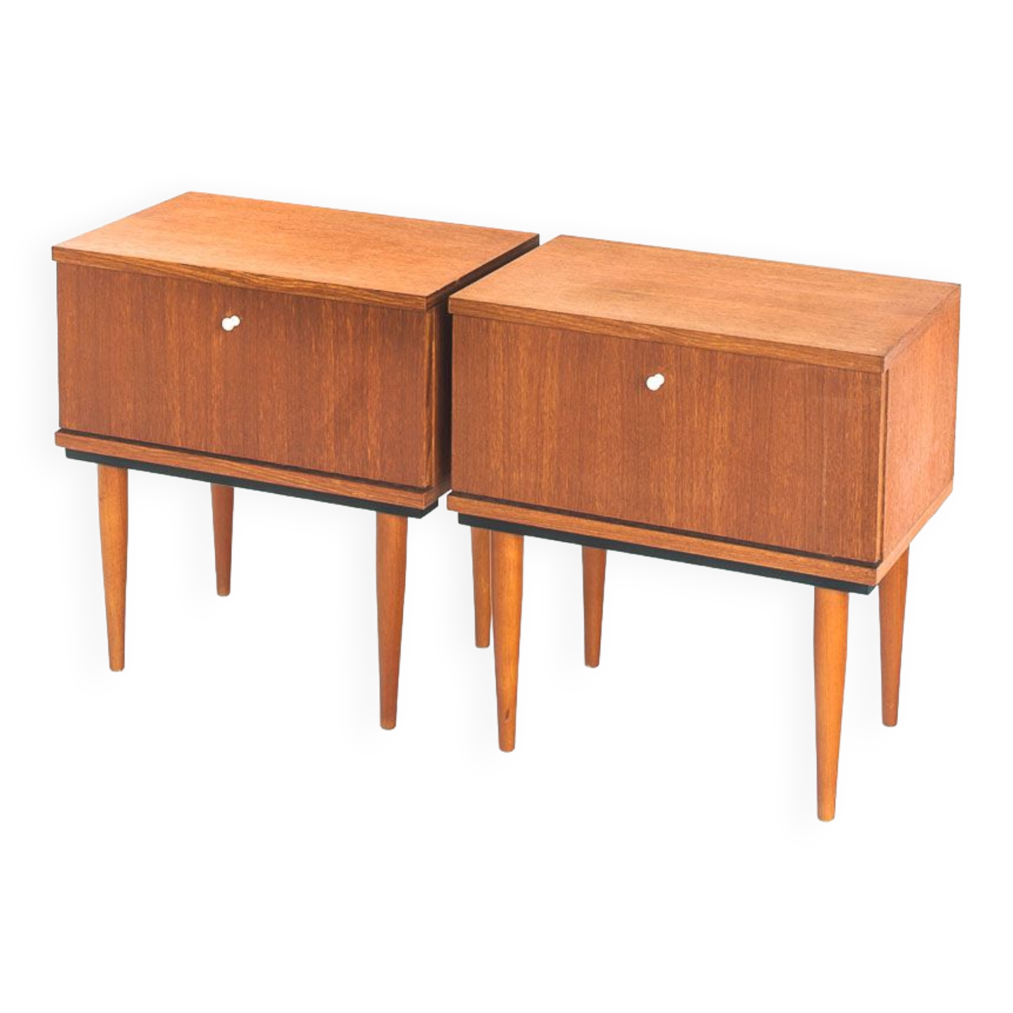 Pair of vintage / Mid Century bedside tables - France, 1960