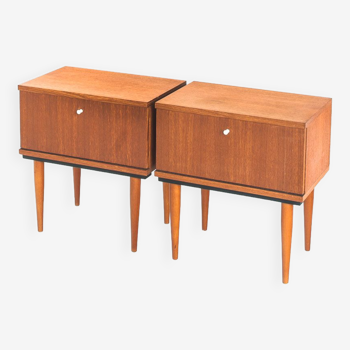 Pair of vintage / Mid Century bedside tables - France, 1960