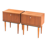 Pair of vintage / Mid Century bedside tables - France, 1960