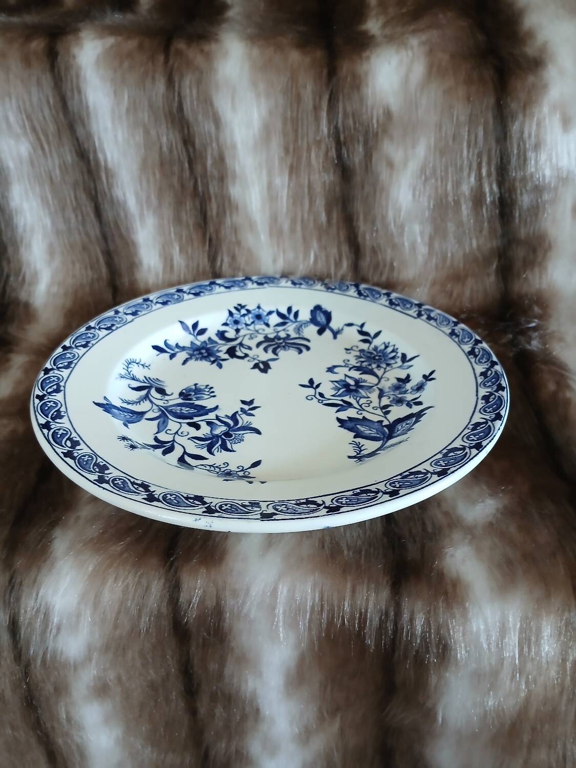 Small antique dish in ironstone