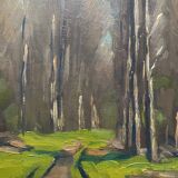 Hsp painting "path in the marshes" g. raingo pelouse (1893 / 1963)