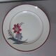 Vintage round plate from Gien model Jeannette 231110