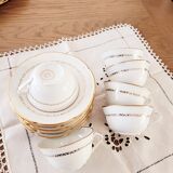 cups and saucers porcelain Vierzon
