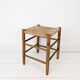 Tabouret mid century rustique