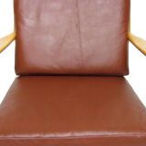 1950s Danish "USA 143" Lounge Chair by Folke Ohlsson for P Jeppesens