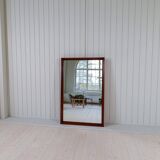 Mid-century modern walnut mirror, Sweden, 1960s