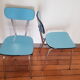 Lot of 2 Peugeot formica chairs