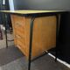 Industrial desk with 3 drawers