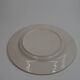 Set of 12 white plates - Brown floral patterns, vintage prairie charm