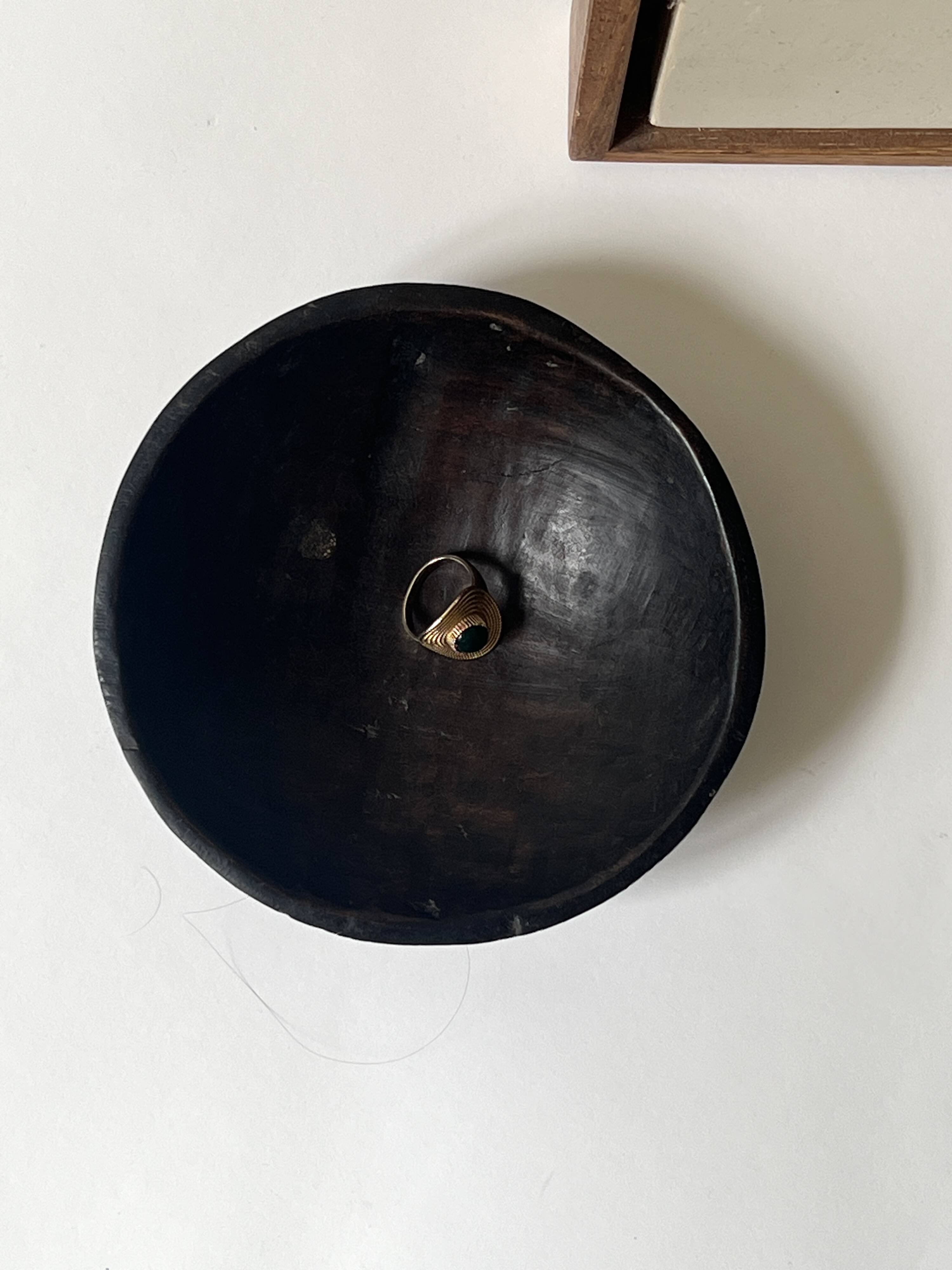 Handmade ebony bowl / catchall.