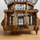 Wooden and metal birdcage
