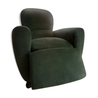 Velvet armchair