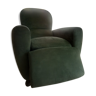 Velvet armchair