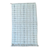 Tapis berbère carreaux blancs 95x170 cm