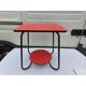 Table vintage fer et bois