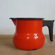 Set of enamelled coffee pots