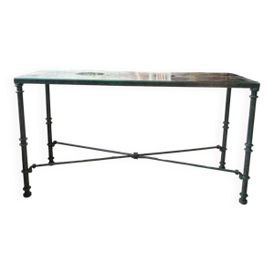 console verre et métal