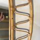 Vintage rattan mirror from the 1960s