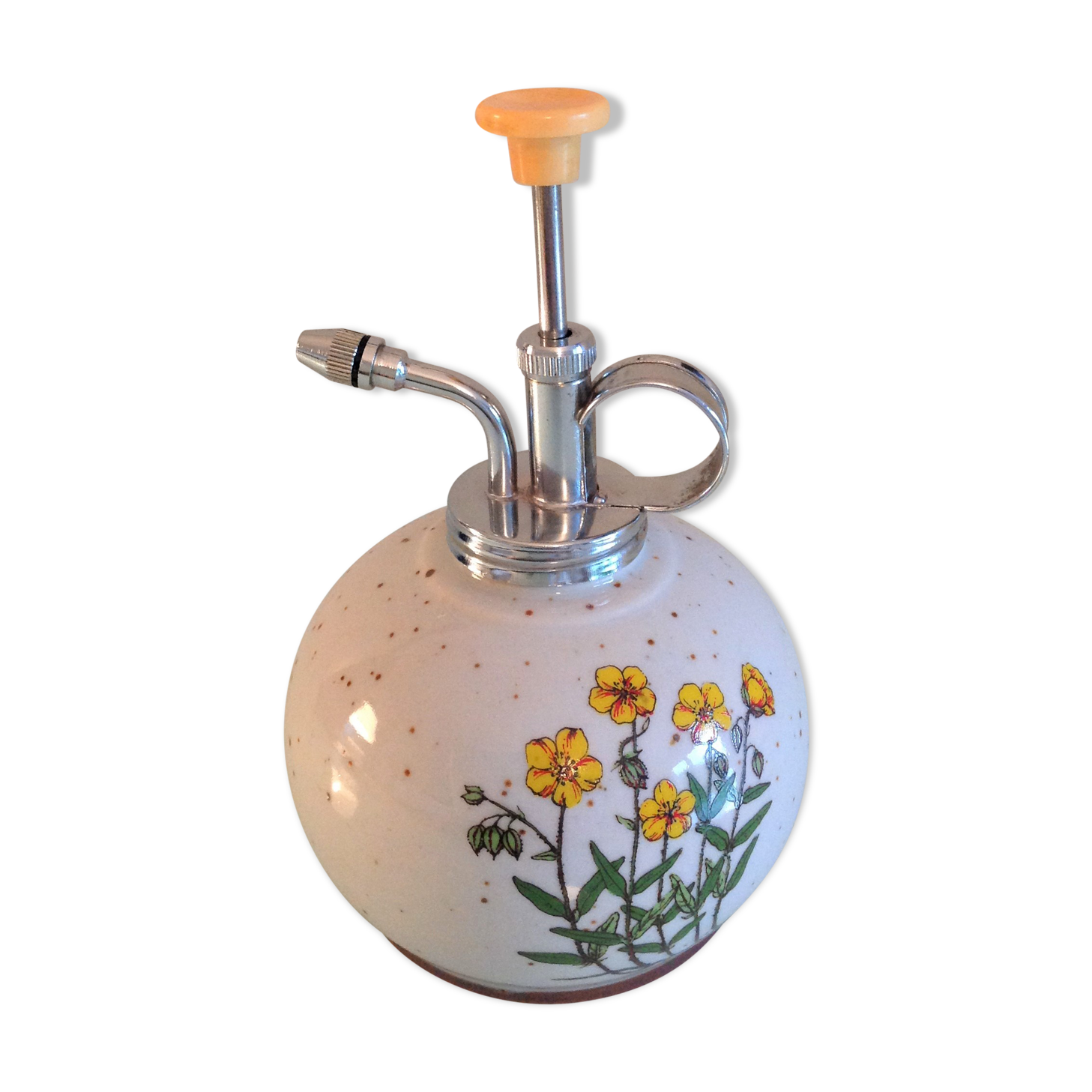 Ball vaporizer in light gray / vintage 70s ceramic