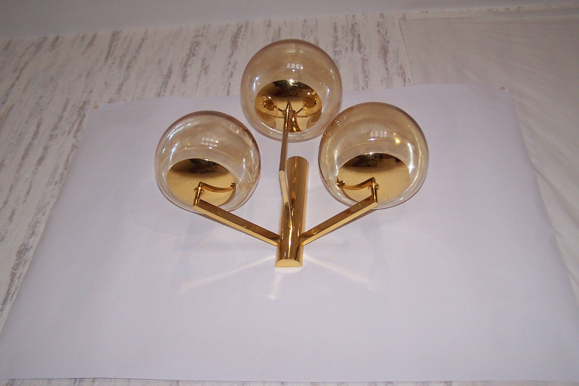 Sciolari triple wall lamp years 70