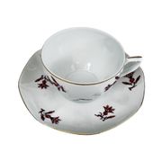 Art-Deco cup and saucer, Viktoria Czechoslovakia, 1920s